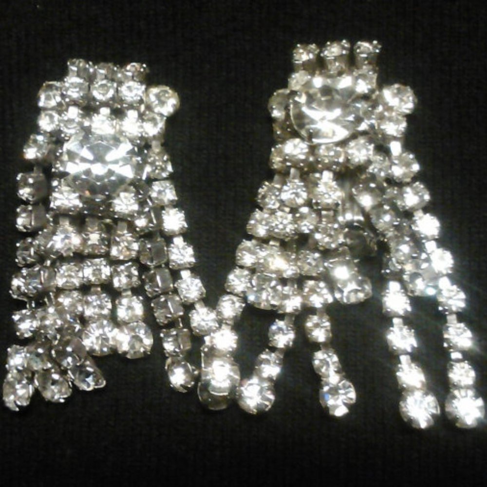 ****SOLD**** Vtg Kramer Bracelet & Waterfall earrings - Picture 13 of 13
